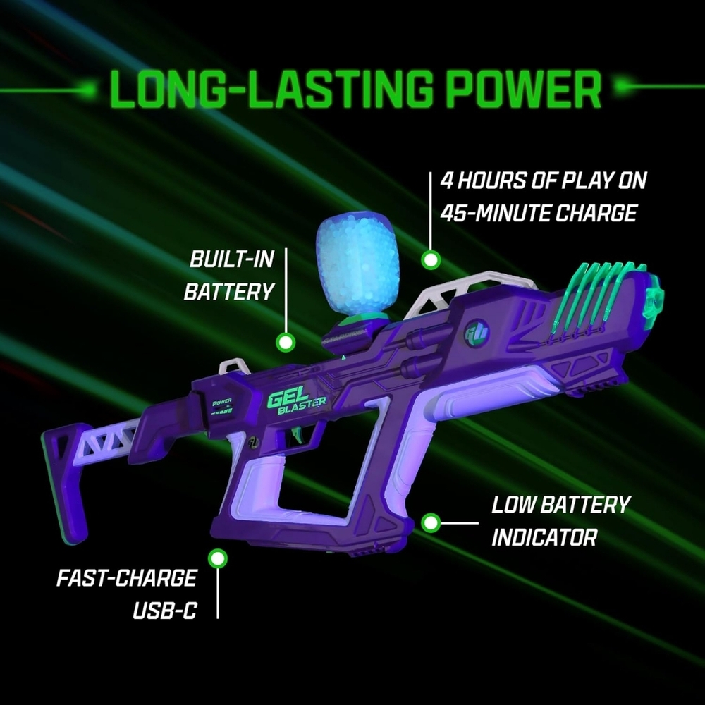 Gel Blaster Starfire XL - Glow-in-The-Dark Supersized Toy Gel Blasters - Picture 5 of 6